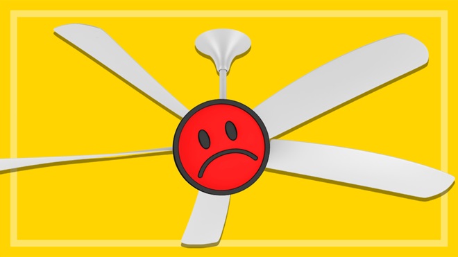 ceiling fans to avoid sad face